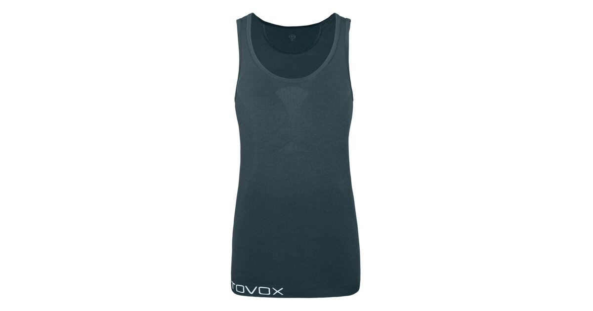 Maglietta A Maniche Corte ORTOVOX 120 Comp Light – Unisex, Grigio Scuro, Taglia L – Per Attività Outdoor